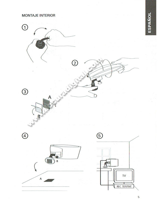 Axil AN0264L Antena Electronica TV Dig Terrestre Exterior. 