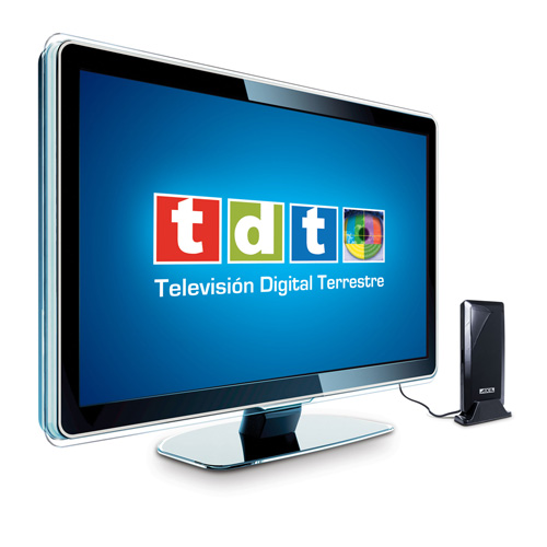 Amplifi?ntenne int?eure AN0267E couleur noire TNT / HD