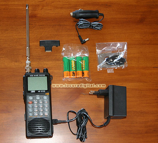 AOR AR8200-MK3 PORTABLE SCANNER 500 kHz-3000MHz