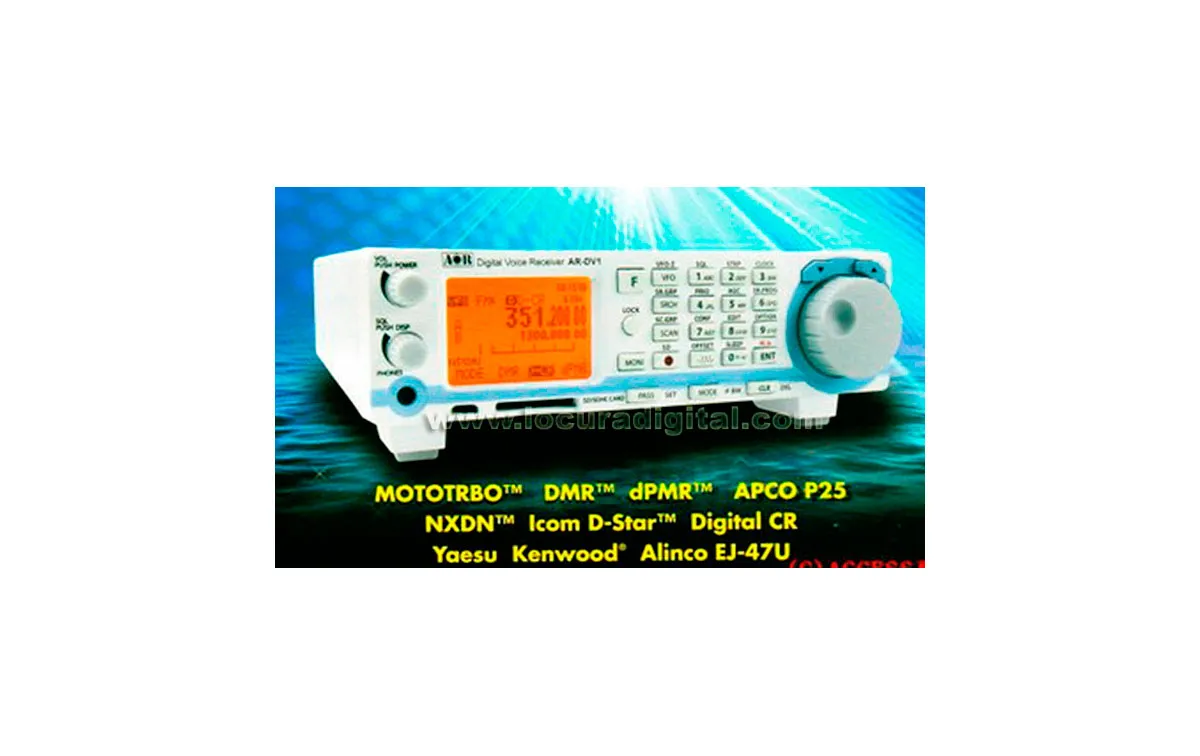 AOR AR-DV1 SDR Digital Voice Receiver 100 kHz - 1300 MHz
