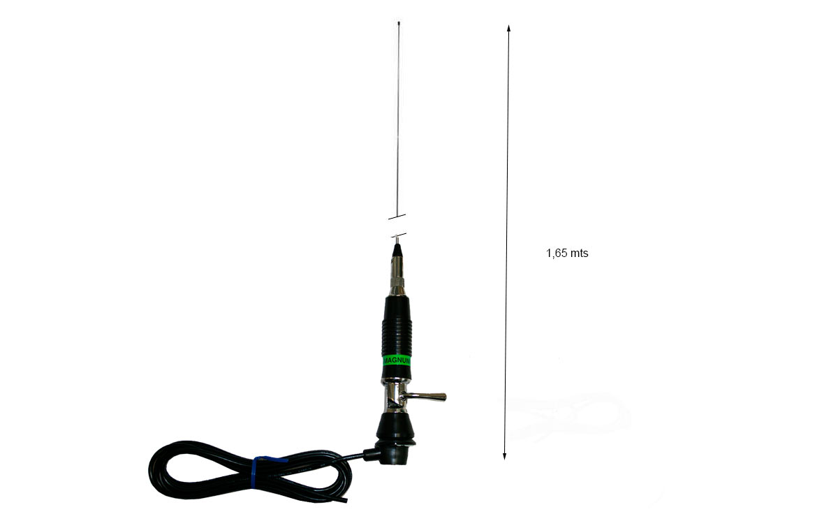 LEMM AT-72 MAGNUM Antena movil abatible CB Longitud 165 cm