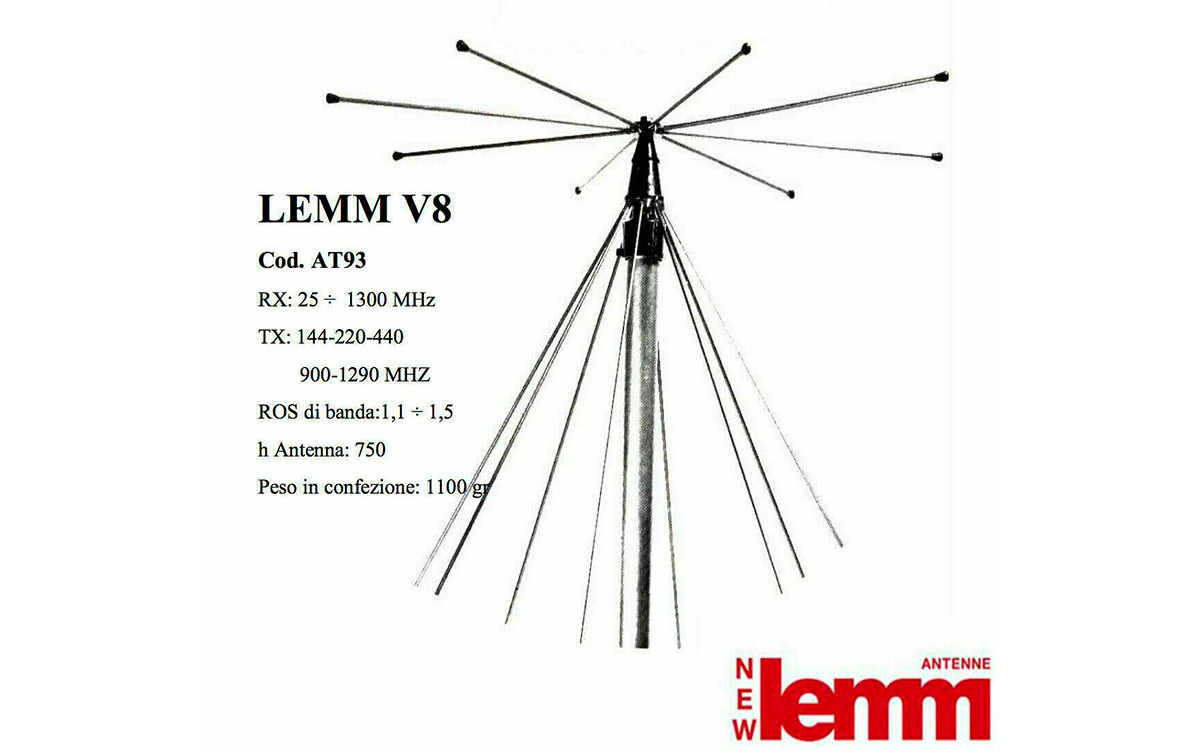 Se indica que puede transmitir en estos rangos de frecuencia hasta un máximo de 200 vatios de potencia. Esta capacidad de transmisión hace que la antena sea adecuada para su uso en las bandas de VHF (144 MHz), UHF (430 MHz), 900 MHz y 1.200 MHz.