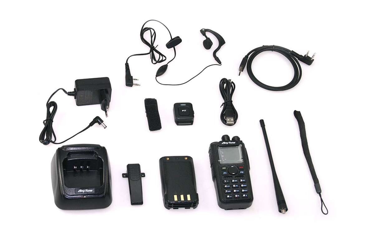 ANYTONE AT-D878UV-II- PLUS con Bluetooth Walkie DMR 144/430 Mhz APRS