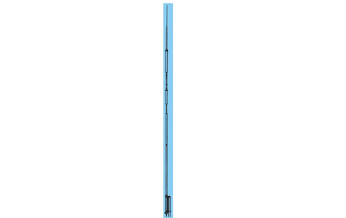 AV-12AVQ HY-GAIN Antena vertical HF multibanda 3 bandas 10,15,20 metros