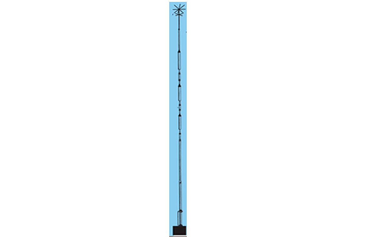 AV-18AVQII HY-GAIN Antena vertical HF multibanda 5 bandas 10,15,20,40,80 metros