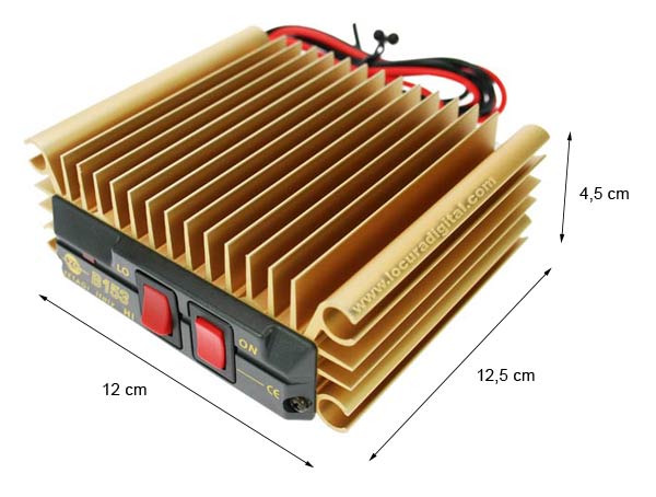 ZETAGI B153 AMPLIFICADOR HF 26-30 Mhz 12V -100 W MOSFET