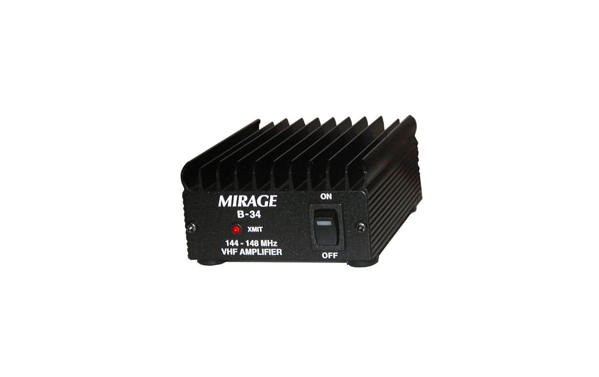MIRAGE- B34 Amplificador VHF 35 Watios frecuencia 144-146 Mhz 