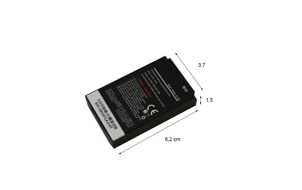 Bateria Li-Ion 3500 mAh para T-320 medidas de la bateria