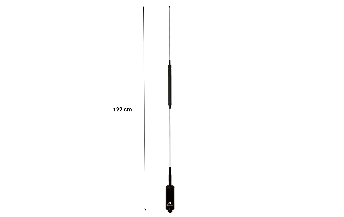 KOMUNICA BAZOKA-PO Antena móvil HF banda ancha 7 a 30 Mhz y 50 Mhz