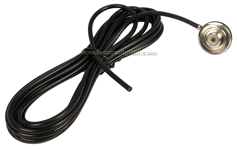 BC-45 GRAUTA Base rosca PL   Cable RG-58 4,5 metros sin conector PL