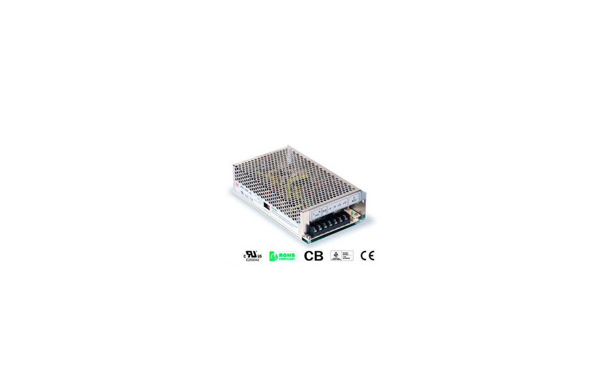 asi15012 lafayette fuente alimentación conmutada industrial 100 w, voltage 12 volts, amperios 12,5 a.