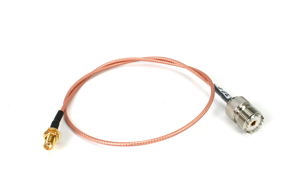 bidatong31650 cable conexión 50 cm rg-316 sma hembra - pl259 hembra