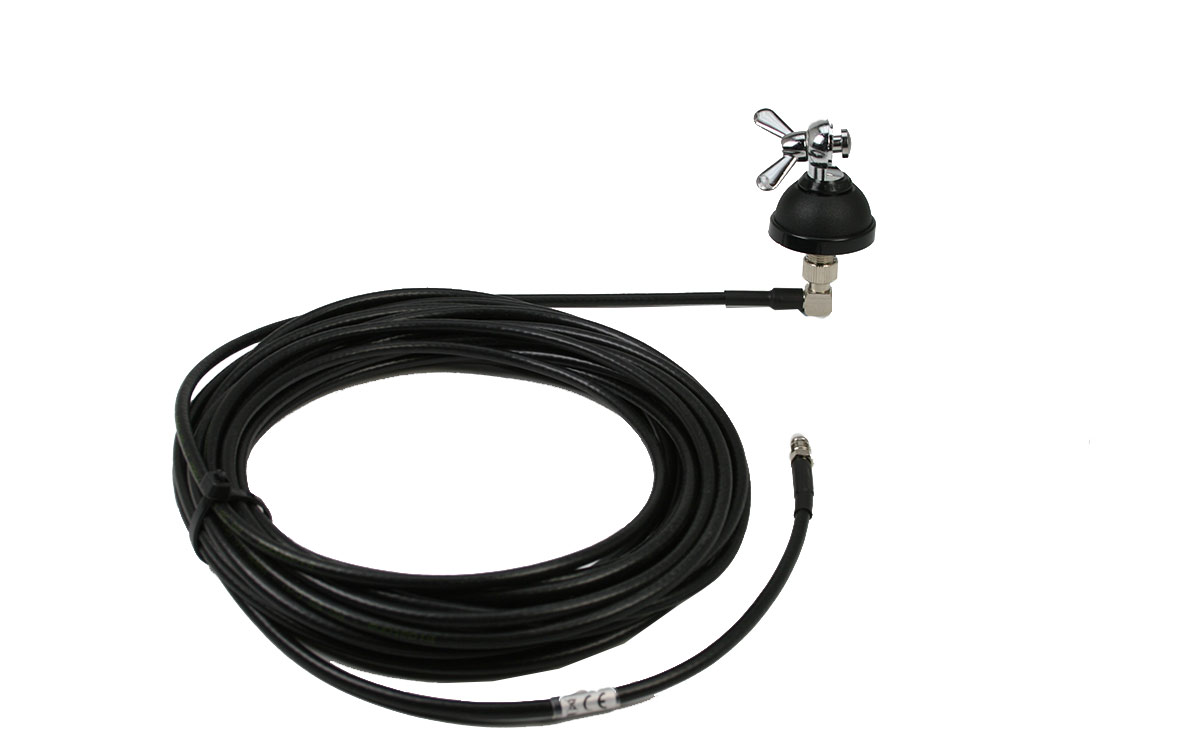 bidatong 691 base completa de antena con 10 metros cable baja perdida h-155   base palomilla   fme hembra