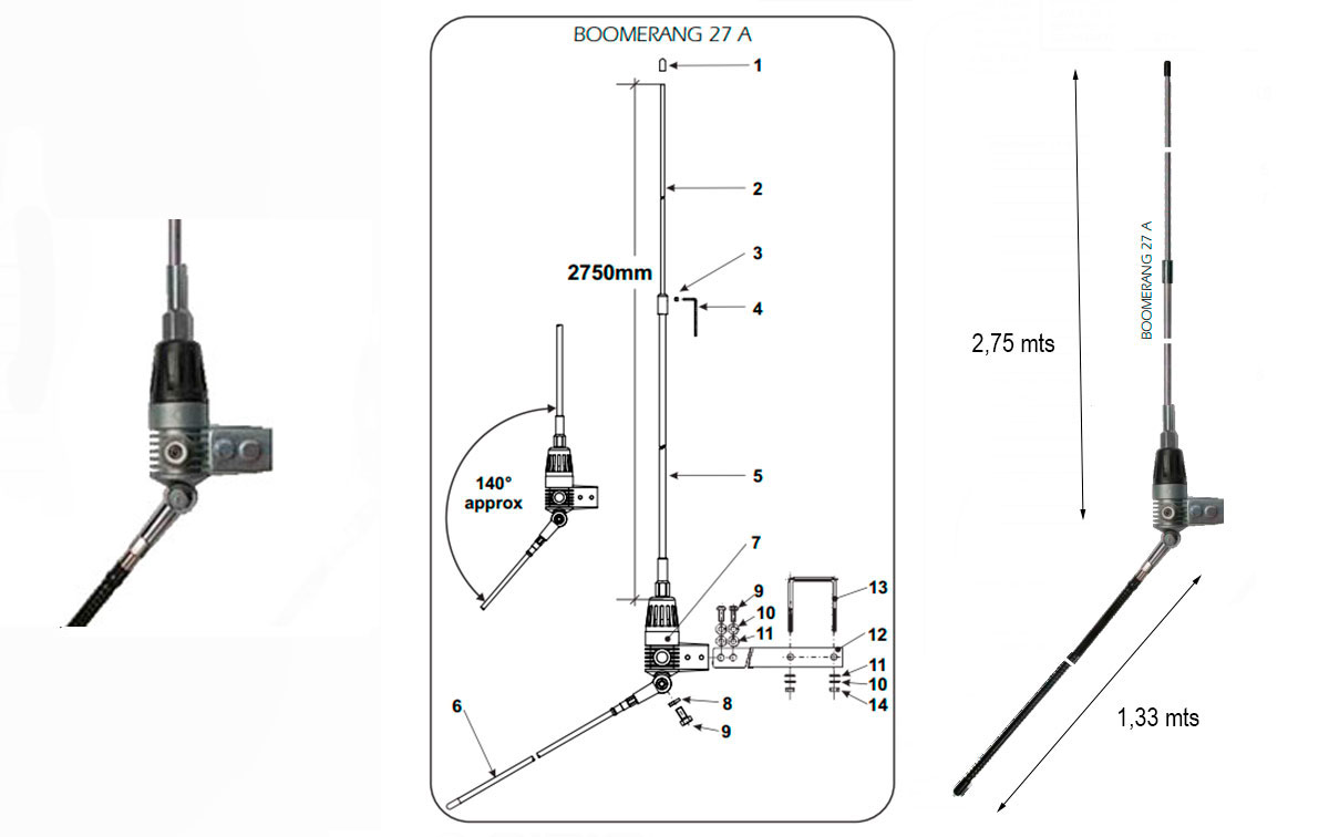 Sirio Boomerang - Antenne CB