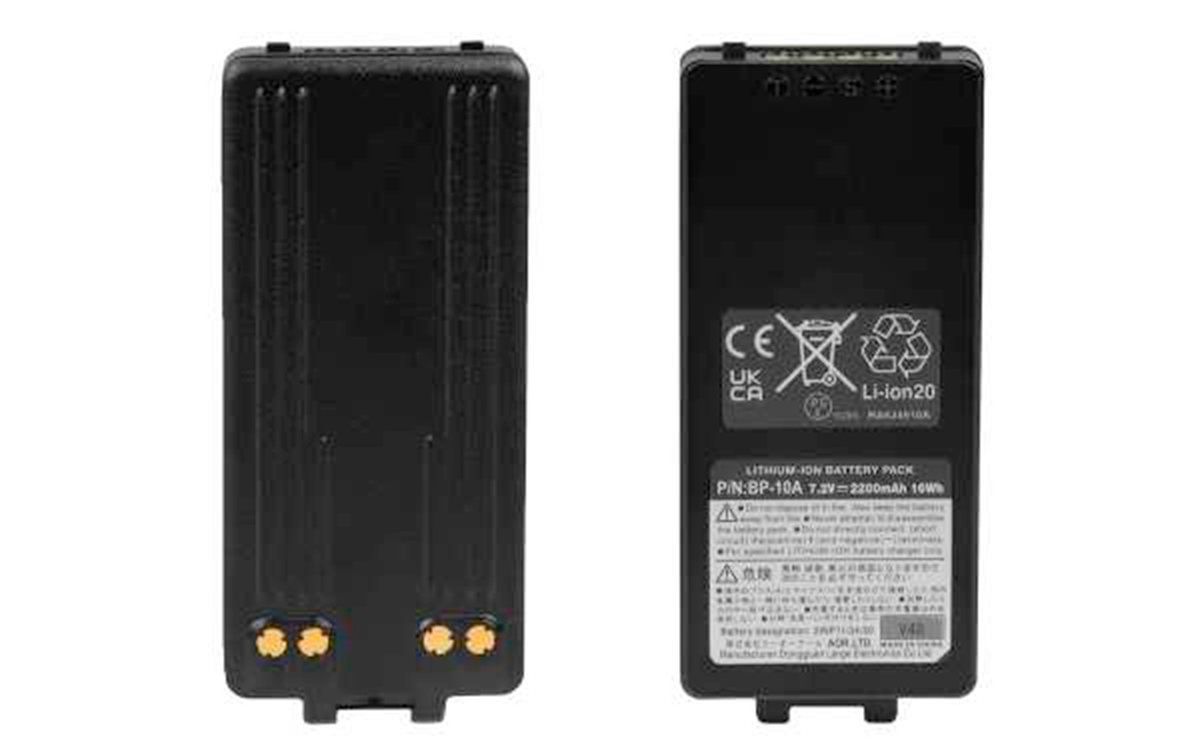 AOR BP-10A Bateria Li-Ion Litio 7,2 v, 2.200 mAh para AR-DV10