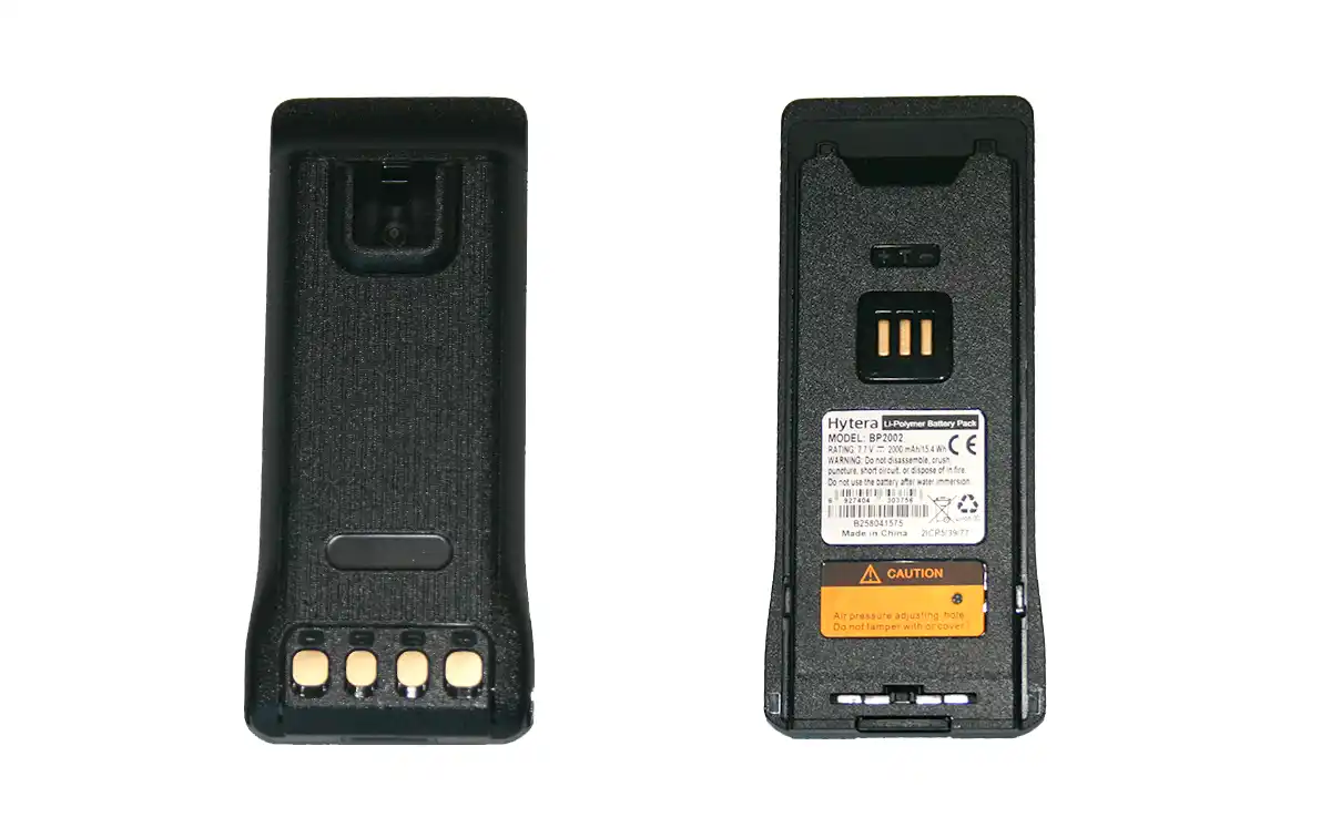 Bateria de íon-lítio HYTERA BP2002 de 2.000 mAh. IP67 pa...