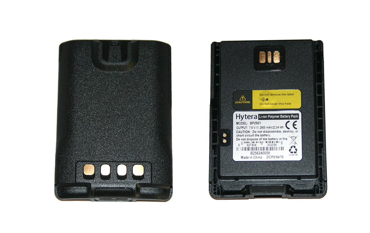 HYTERA BP2901 Bateria Li-Ion 2.900 mAh. IP67 walkies PDC760, PTC760
