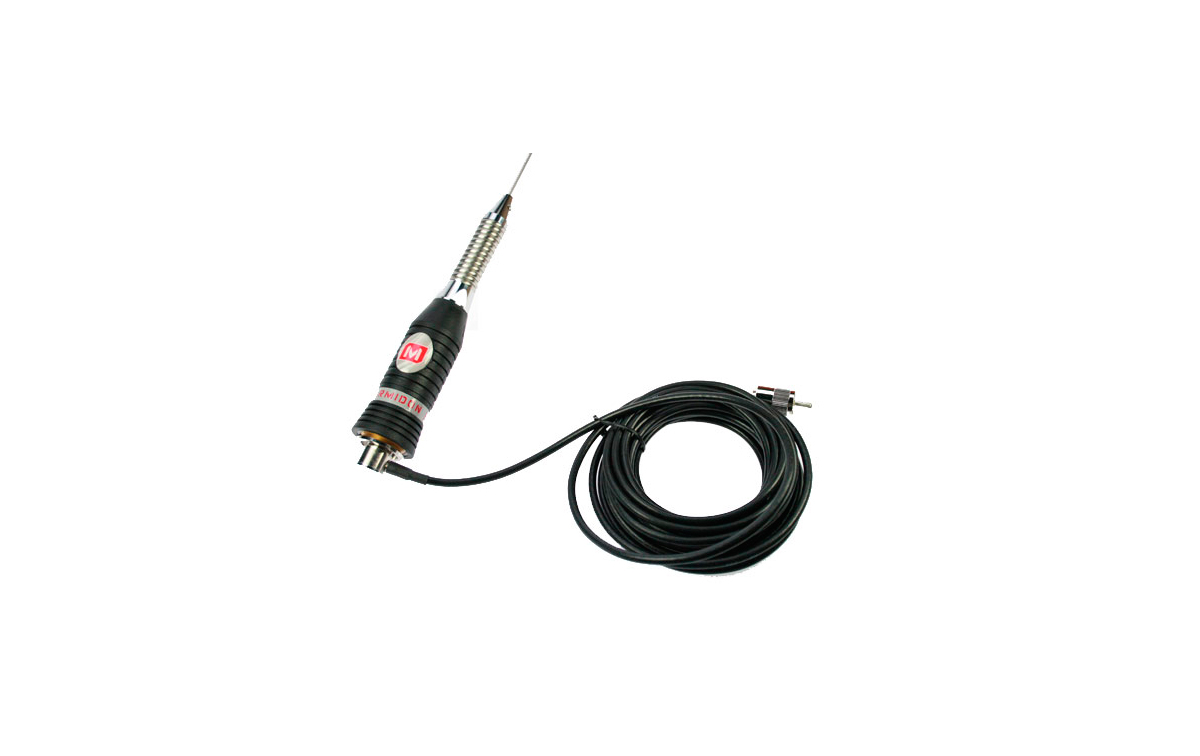 MIRMINDON BRAVO-150. CB 27 Mhz Antena, 148 cm. Com a primavera parafuso base   PL PL   Cabo incluso antena 5,5 m de comprimento, 148 cent?tros