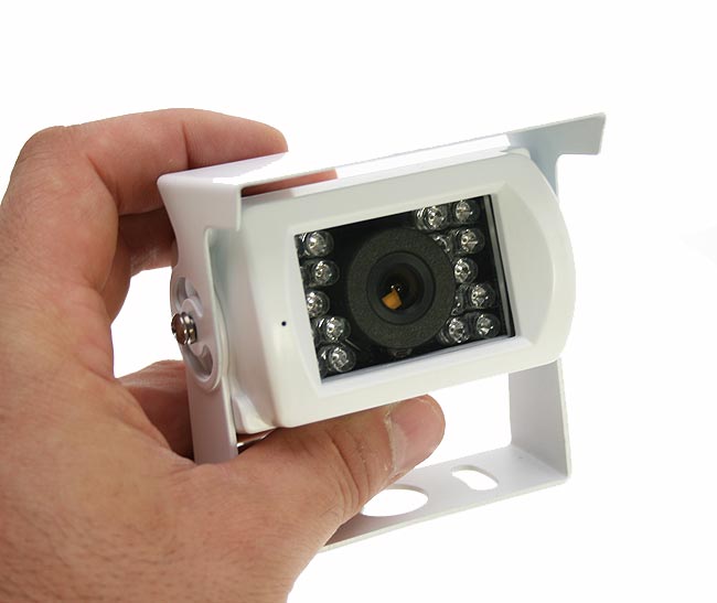 BRV-5 BRANCO BARRISTER retrovision System-Retrovisor Monitor 7 polegadas 1 câmera de visão Noturna. Cor Branco