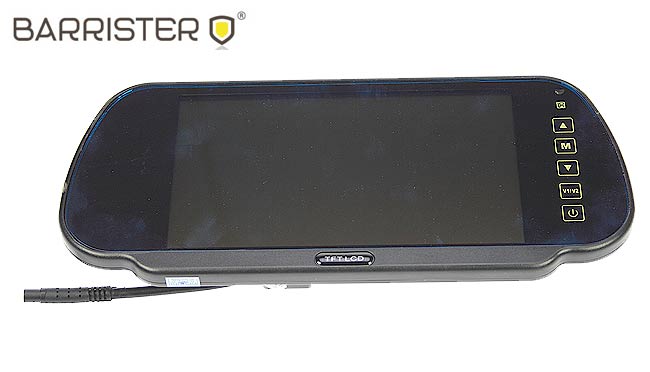 BRV-500 BARRISTER monitor 7" tipo espejo retrovisor para el kit BRV5
