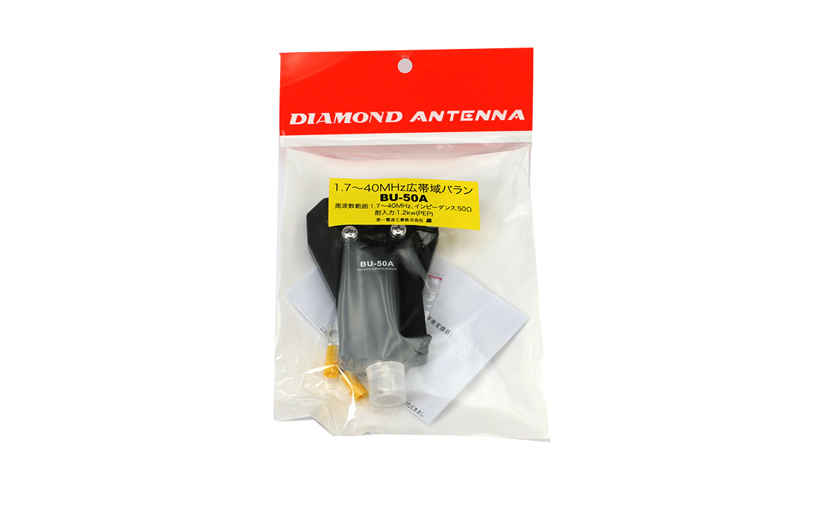 diamond bu-50a balun 1:1 de1,7 a 40 mhz y 50 ohms 