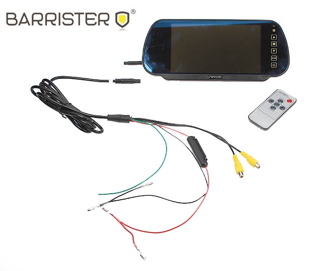 BRV-500 Barrister monitor 7 "rearview mirror type BRV5 kit