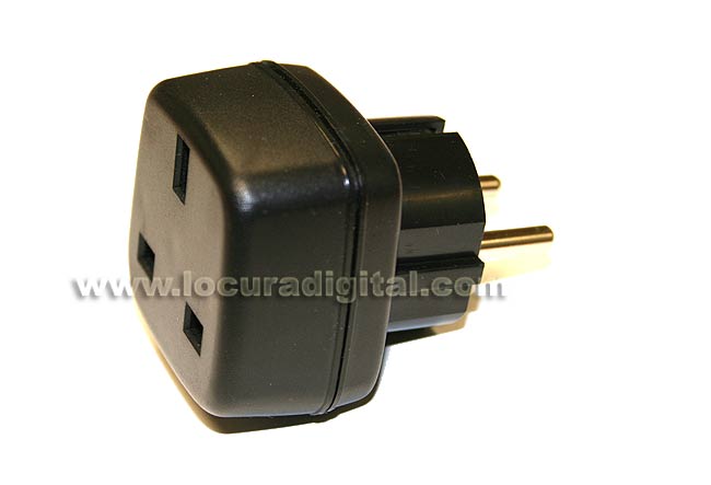 MOD319 plug adapter European male to female network UK