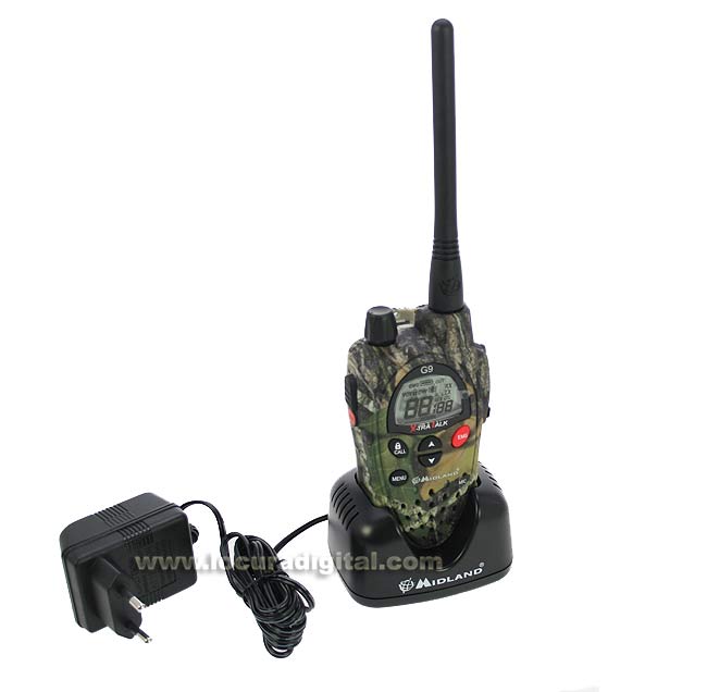 MIDLAND-G9 MIMETIC MIDLAND walkie uso libre PMR 446 !! NUEVO MODELO MIMETIZADO !!