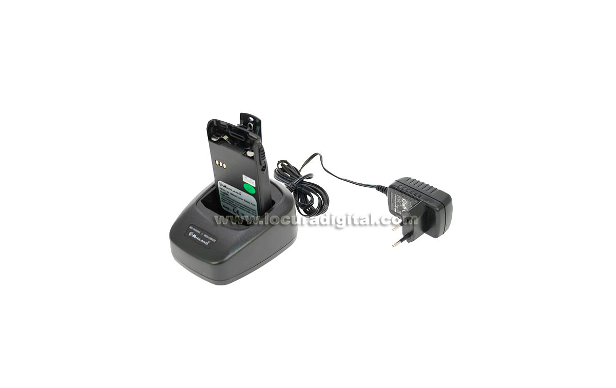 MIDLAND ALAN área de trabalho carregador CA7200 walkies CT-200, 400 y CT-210, 410