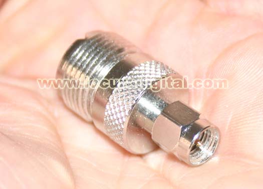 MT7828.  ADAPTADOR  TIPO SMA  a  PL  HEMBRA. Ideal para conectar antenas exteriores tipo PL.