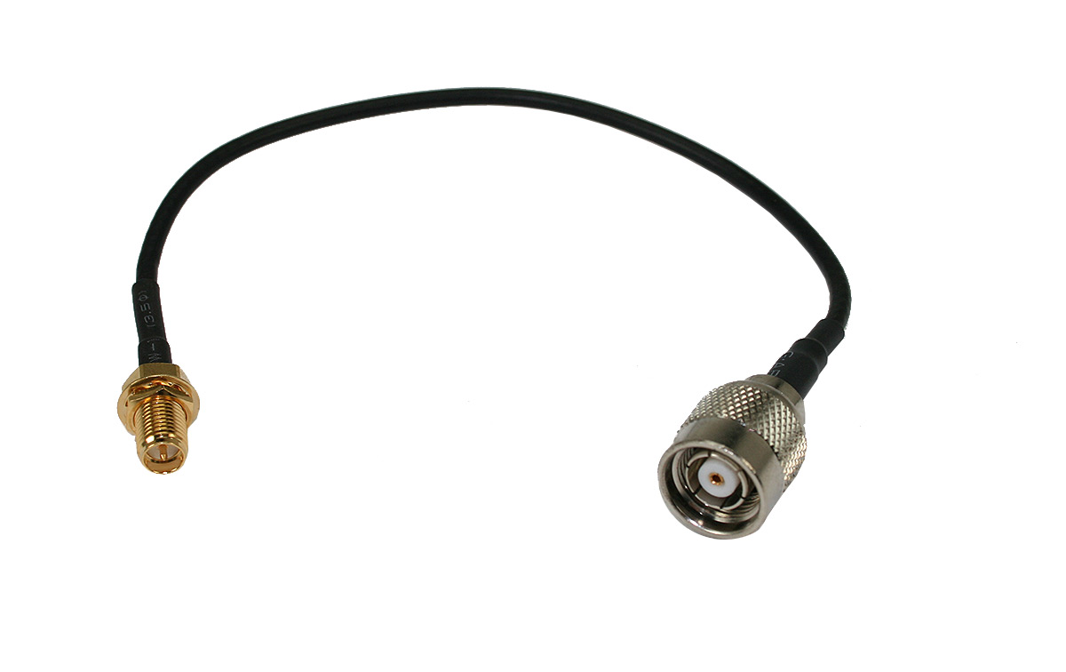 cawif-0714 cable rg174 longitud 20 cms sma hembra reverse conector tnc hembra