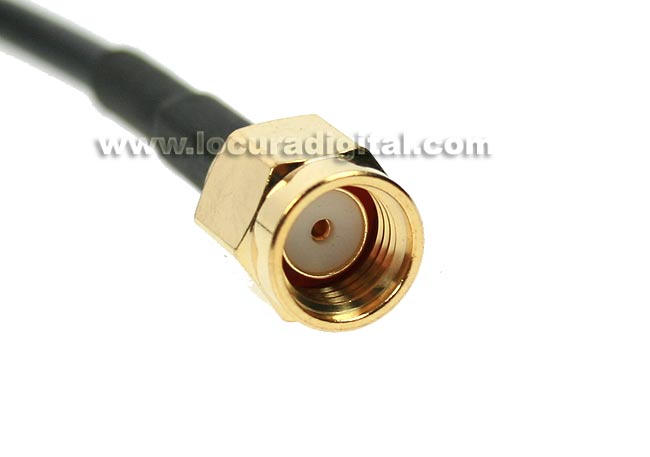 CAWIF0720 MIRMIDON cable RG174. 20 cms.N MACHO - SMA REVER MACHO