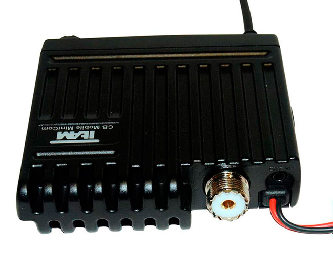 cb3208 team emisora mini cb 27 mhz. transceptor 'mobile minicom' ultra-compacto para cb. am/fm. 4 w.