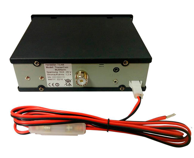 cb-3212 emisora team cb 27 mhz am/fm voltage 12/24v asc.