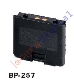 BP-257 Box portapilas (2 Xs AA) ICOM