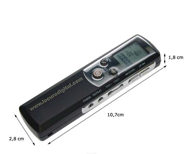 ref: DVR1GB Grabadora digital de voz.