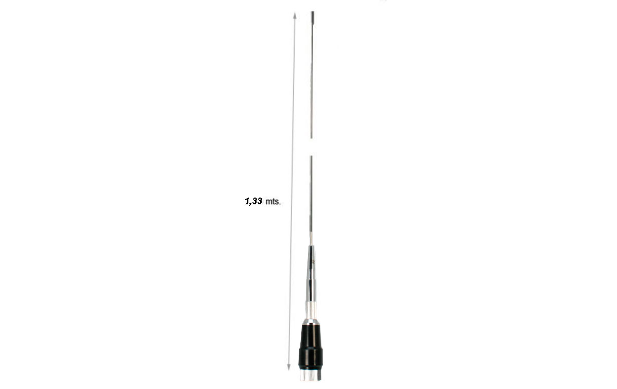CHARLIE-140-VF MIRMIDON Antena movil 5/8 VHF 136 - 174 Mhz.