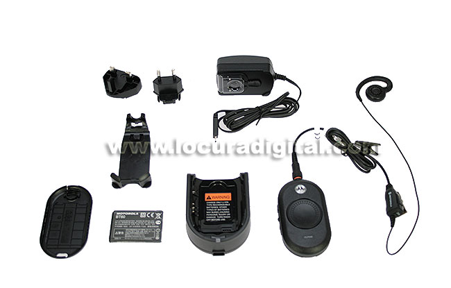 clp446 motorola walkie compacto de uso libre pmr446, tamaño reducido