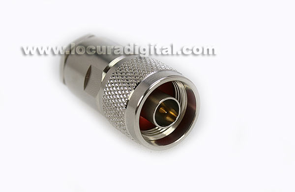 CON02080004 MARCU Conector alta calidad N- MACHO para soldar, cable diametros 10,3 mm vivo 3 mm 