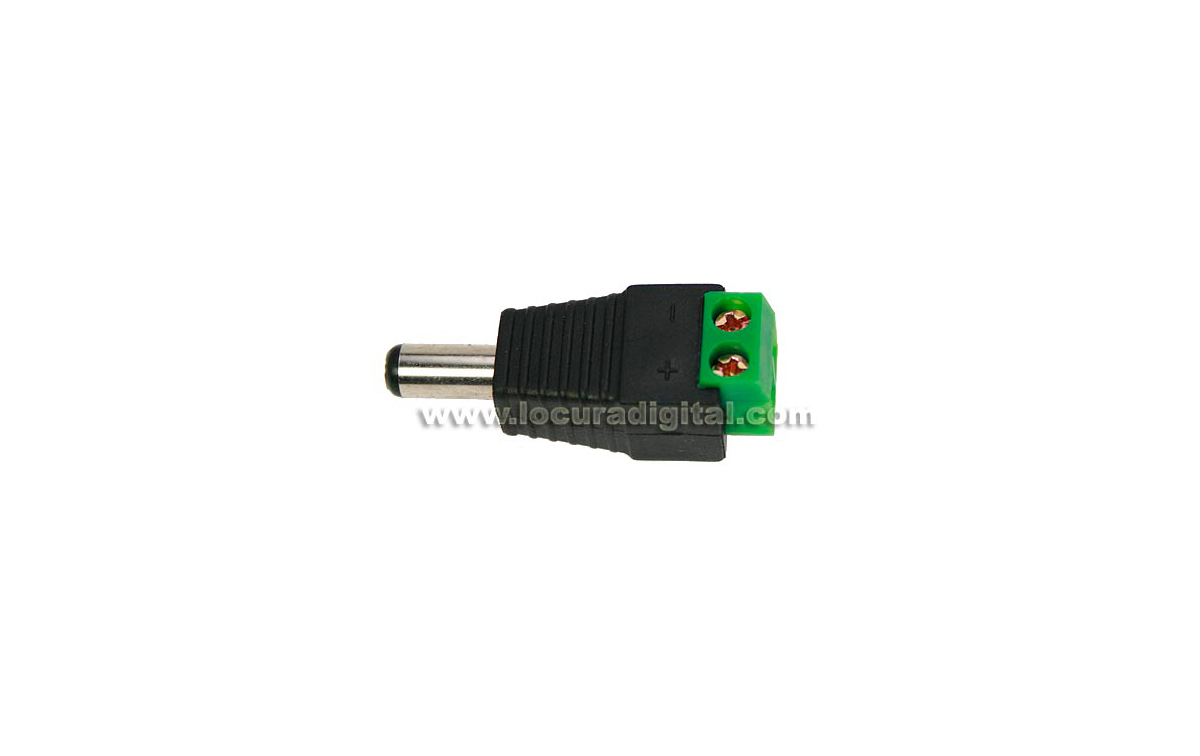 JACK adaptateur mâle CON0888 alimentaire grave de 2,1 x 5,5 mm. de dépouiller 2 sorties 
