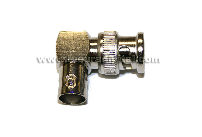 CON1215 BNC elbow adapter to BNC MALE FEMALE