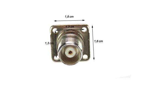 CON1254 Adaptador TNC hembra chasis