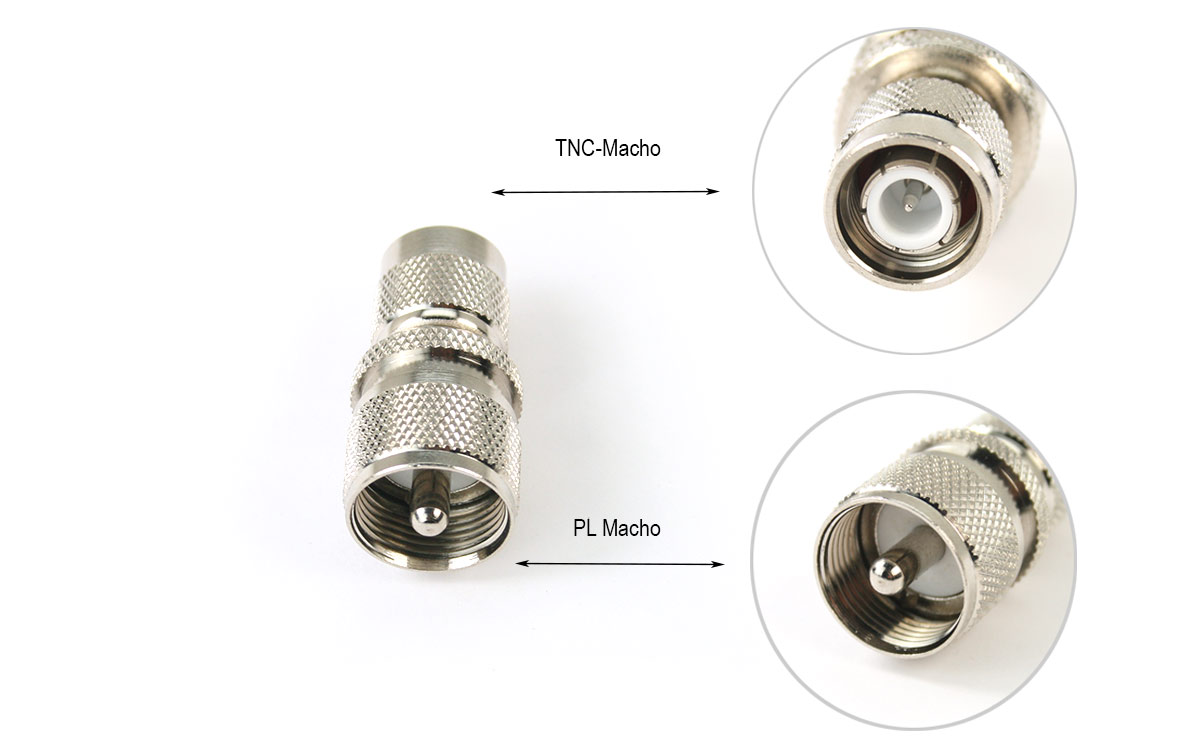 con1261 adaptador pl259 macho a tnc macho