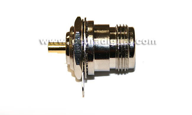 CON1276 chassis connector N type female threaded