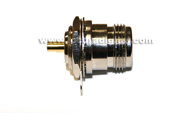 CON1276  Conector N hembra para chasis tipo roscado