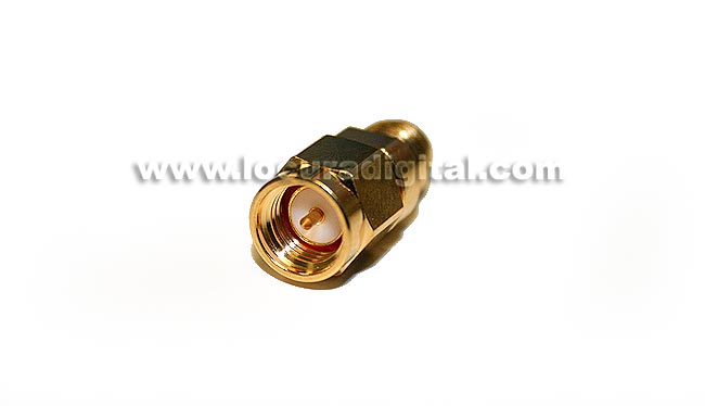 CON3798 Adaptador SMA MACHO estandar a SMA HEMBRA REVERSE