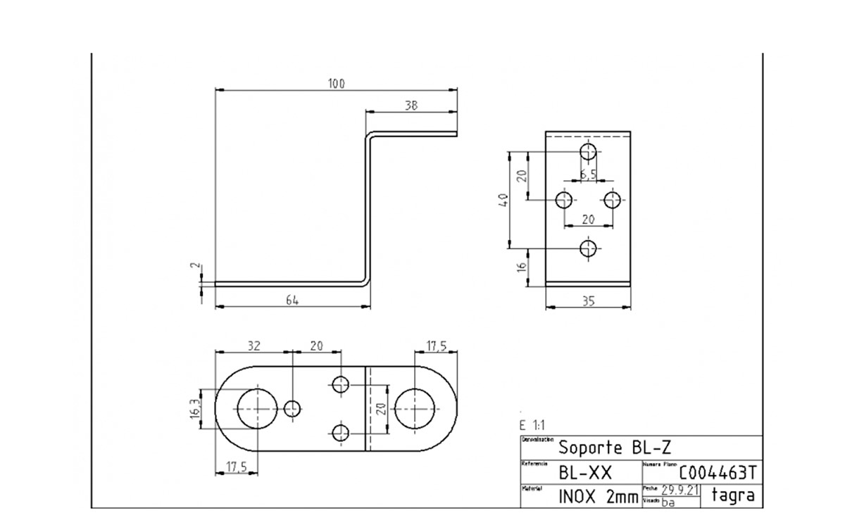 TAGRA C004463T, puedes confiar en una solución de alta calidad para tus necesidades de montaje de antenas. 