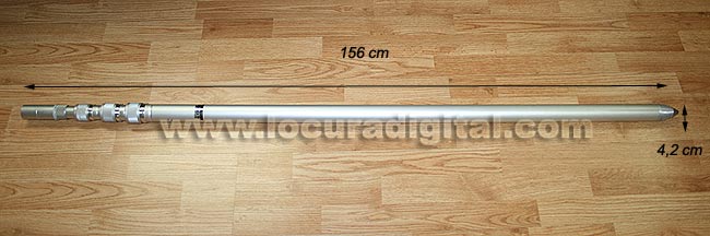 CP-60L COMET 6 meters of aluminum telescopic