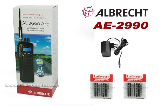 AE-2990  KIT-1 ALBRECHT ALAN/MIDLAND  40 CANALES  walkie CB 27 Mhz. con banda lateral SSB