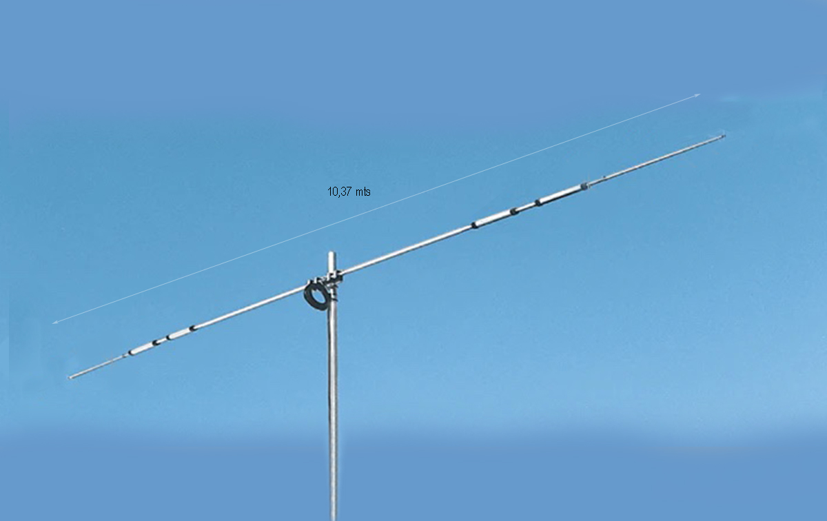 CUSHCRAFT D-3W Antena base Dipolo rígido 10 - 18 - 28 Mhz, banda 30-17-10 mts
